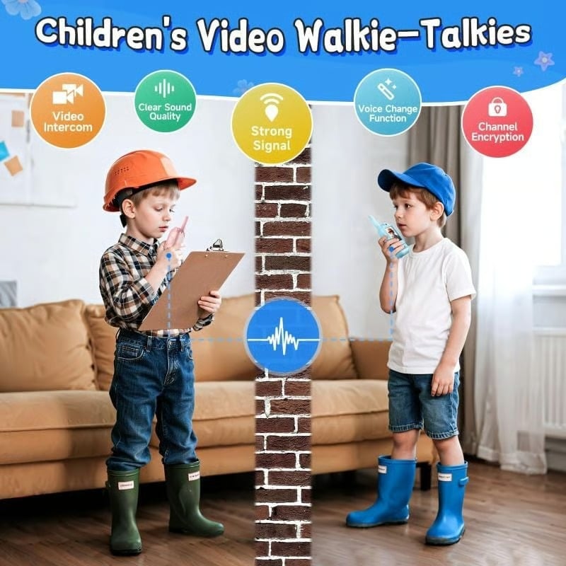 Last Day 50% OFF 🔥Rechargeable Video Walkie Talkies for Kids