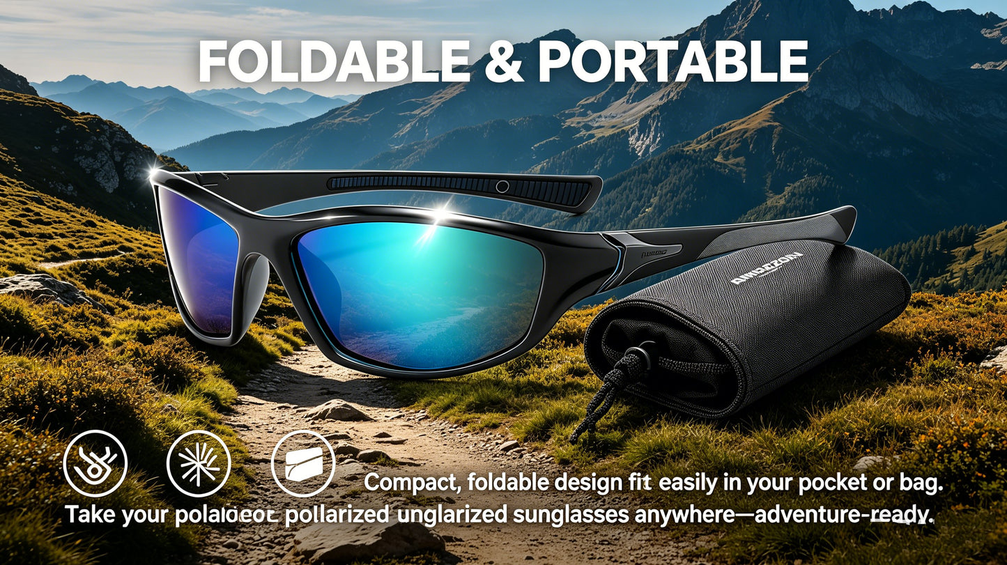 👓Polarized Sunglasses – Clear Vision, Safe Adventures