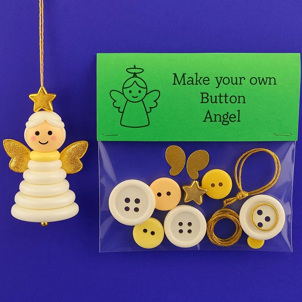(🔥Hot Sale🔥)☃️ DIY Button Snowman Ornament Kit🌲