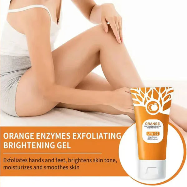 “Orange Enzyme Exfoliating Gel – Smooth, Bright & Fresh Skin in Minutes”