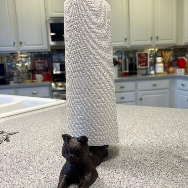 🏆 50K+ SOLD!🔥Resting CAT PAPER TOWEL Holder