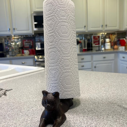 🏆 50K+ SOLD!🔥Resting CAT PAPER TOWEL Holder