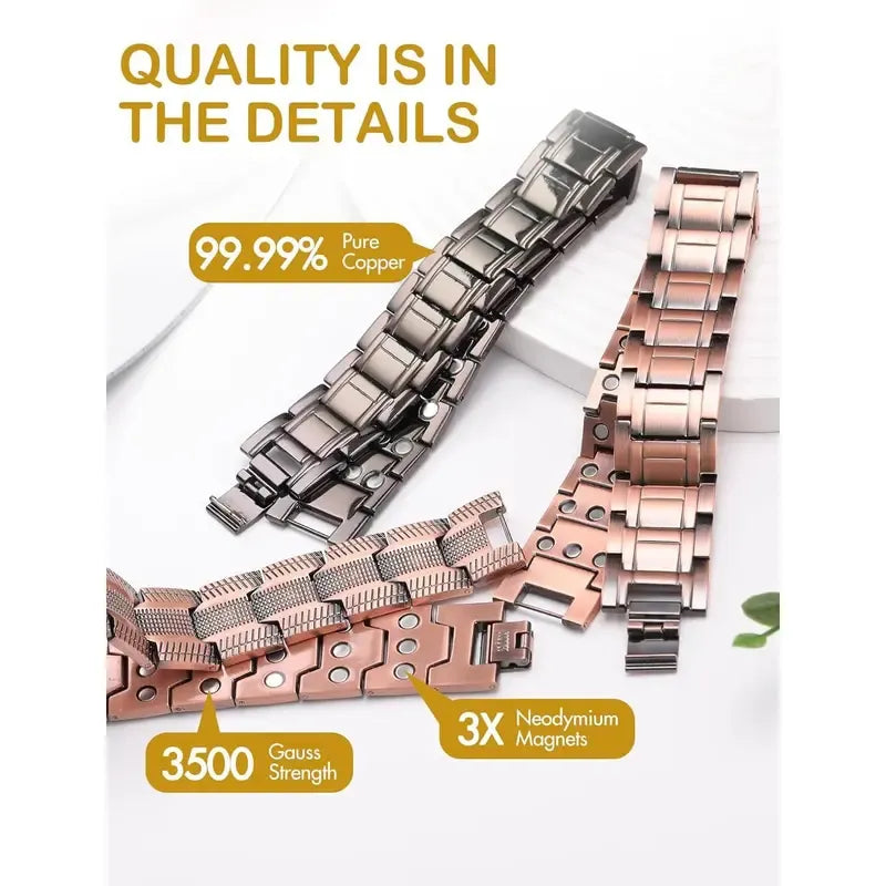💪 Power Magnetic Copper Bracelet – Strong & Built to Last
