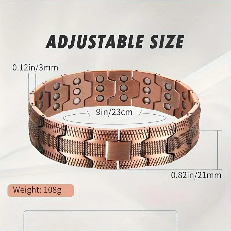 💪 Power Magnetic Copper Bracelet – Strong & Built to Last