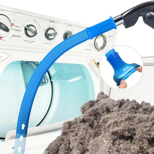 ♻️ Say Goodbye to Lint Build-Up✨ Ultimate Dryer Vent Cleaner Kit - For Safe, Efficient Laundry!