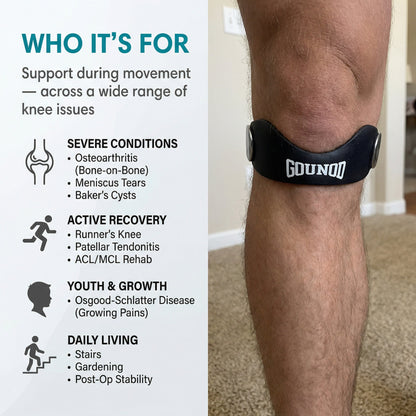 Gounod - Patellar Tendon Support Strap (2 Straps Included)