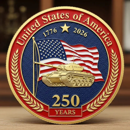 The 250th Anniversary Independence Day Flag Coin