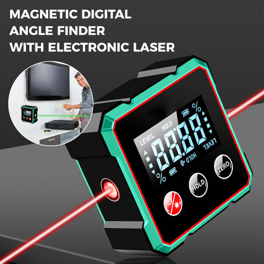 🎁Last Day Promotion 60% OFF🔥Magnetic Digital Angle Finder with Electronic Laser