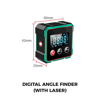 🎁Last Day Promotion 60% OFF🔥Magnetic Digital Angle Finder with Electronic Laser