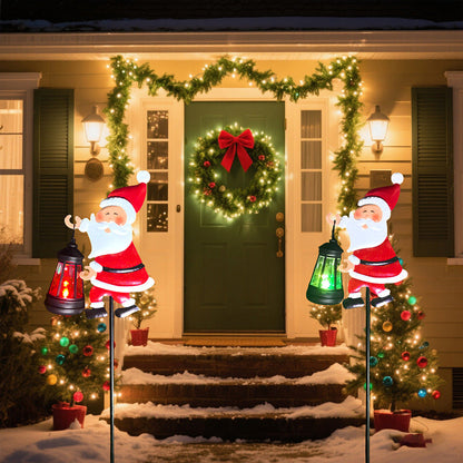 🌲🎅Solar-Powered Santa Claus Garden Stake Light