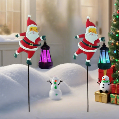 🌲🎅Solar-Powered Santa Claus Garden Stake Light