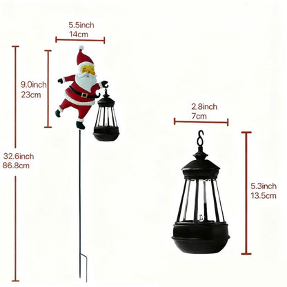 🌲🎅Solar-Powered Santa Claus Garden Stake Light