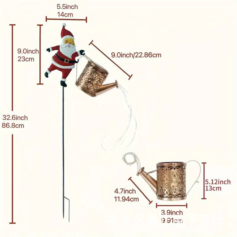 🌲🎅Solar-Powered Santa Claus Garden Stake Light