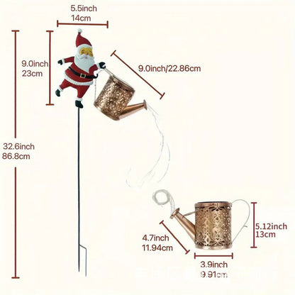 🌲🎅Solar-Powered Santa Claus Garden Stake Light