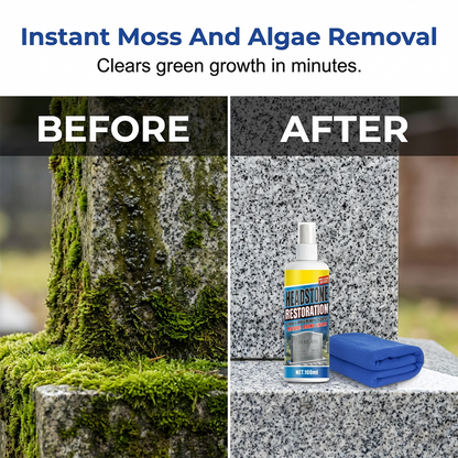 🏆LAST DAY SALE: 9.99!!  ⏰🎁Headstone Cleaning & Restoration Spray – Remove Stains Instantly
