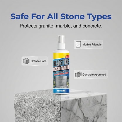 🏆LAST DAY SALE: 9.99!!  ⏰🎁Headstone Cleaning & Restoration Spray – Remove Stains Instantly