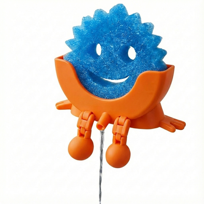 Smiling Eggshell Sponge Drainer Stand