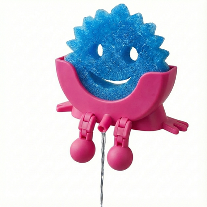 Smiling Eggshell Sponge Drainer Stand