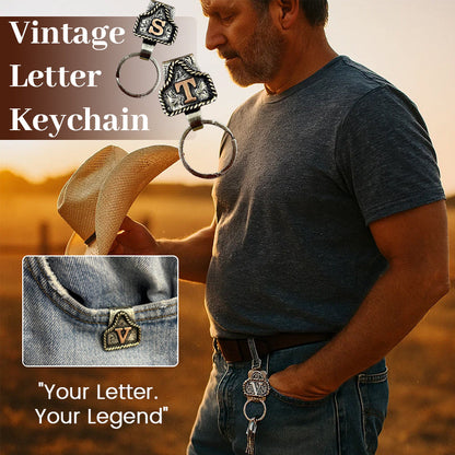 Western Initial Key Clip